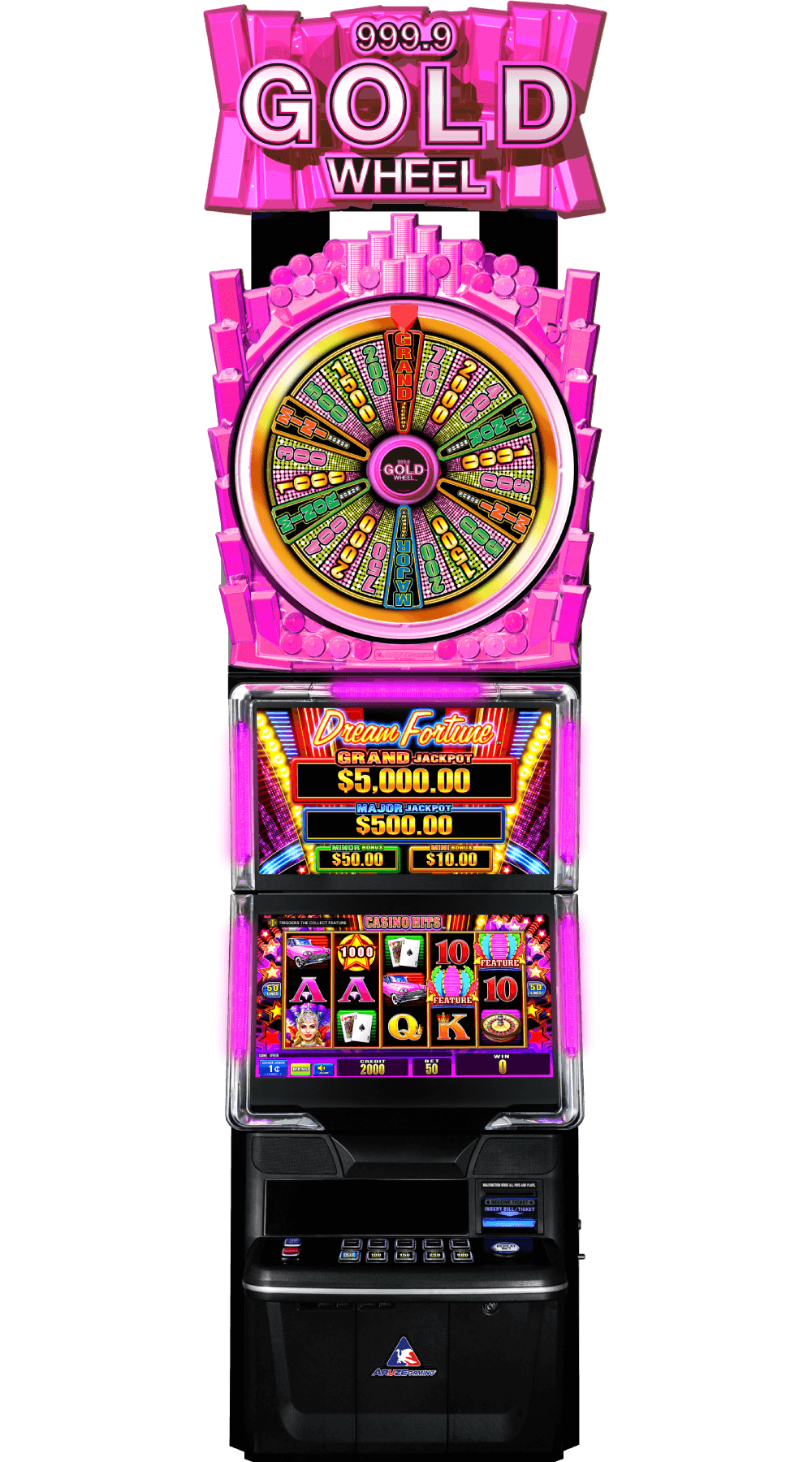 999.9 Gold Wheel – Dream Fortune Casino Hits